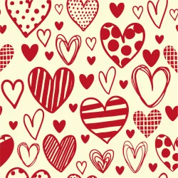Transfer Sheets; Hearts Drawing 